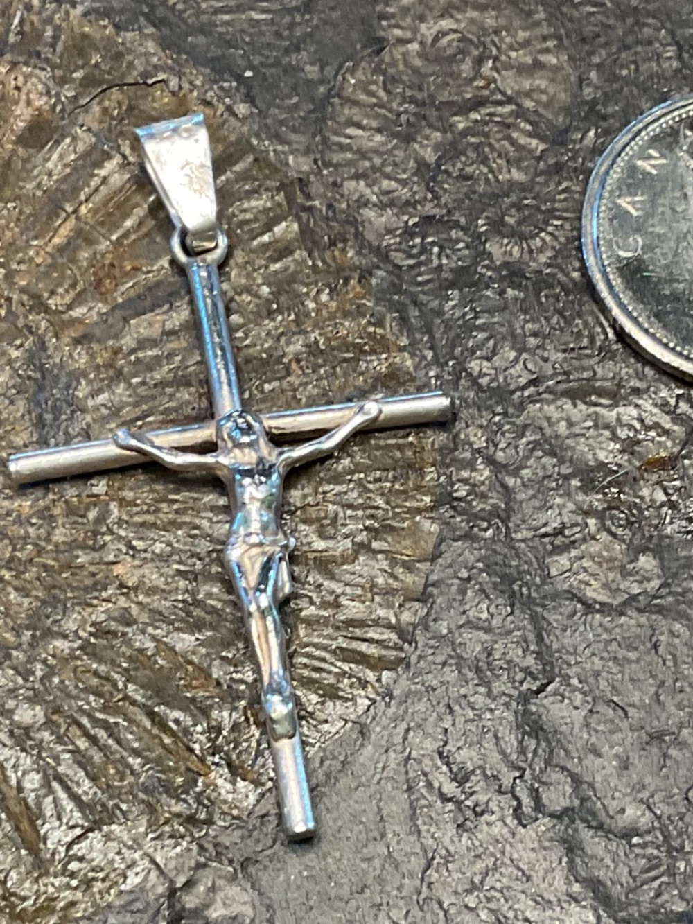 .925 cross charm
